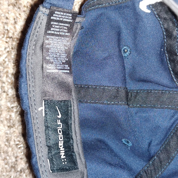 Nike Golf NBA Minnesota Timberwolves Embroidered Navy Blue Strapback Hat OS - Picture 10 of 10